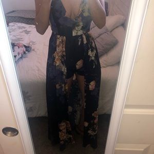 Florals Dress with shorts/maxi.